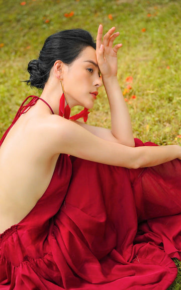 Angela Open Back Summer Dress