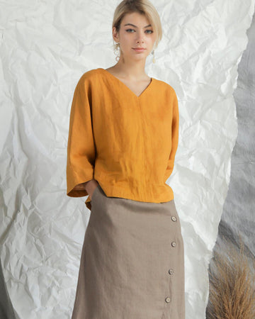 Heidi Linen Top