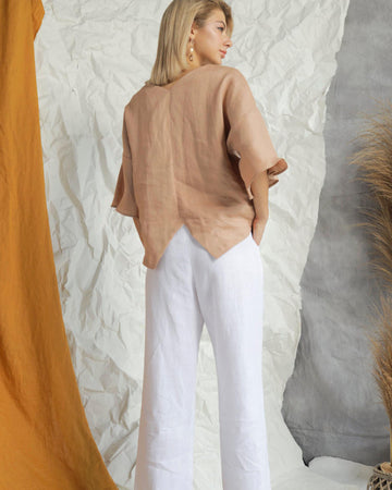 Bella Linen Top