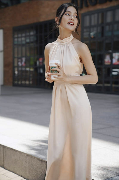 Selena Halter Maxi Dress VAST Selena Halter Maxi Dress VAST