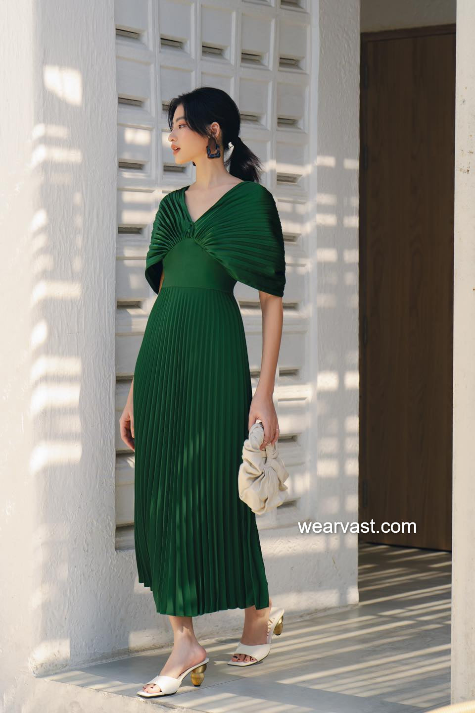 J'adore Pleated Silk Dress VAST J'adore Pleated Silk Dress VAST