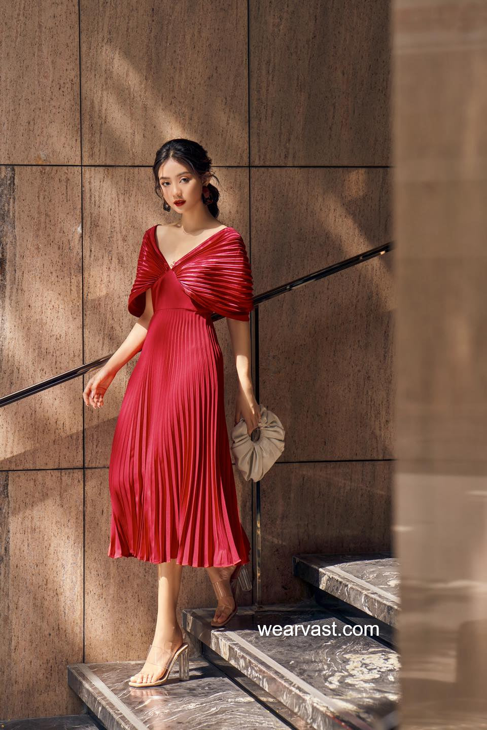 J'adore Pleated Silk Dress VAST J'adore Pleated Silk Dress VAST