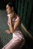 Vasya Dress - Asymmetric Draped Silk Dress
