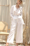 Jill Double Breasted Linen Blazer - Tailored Women Suit