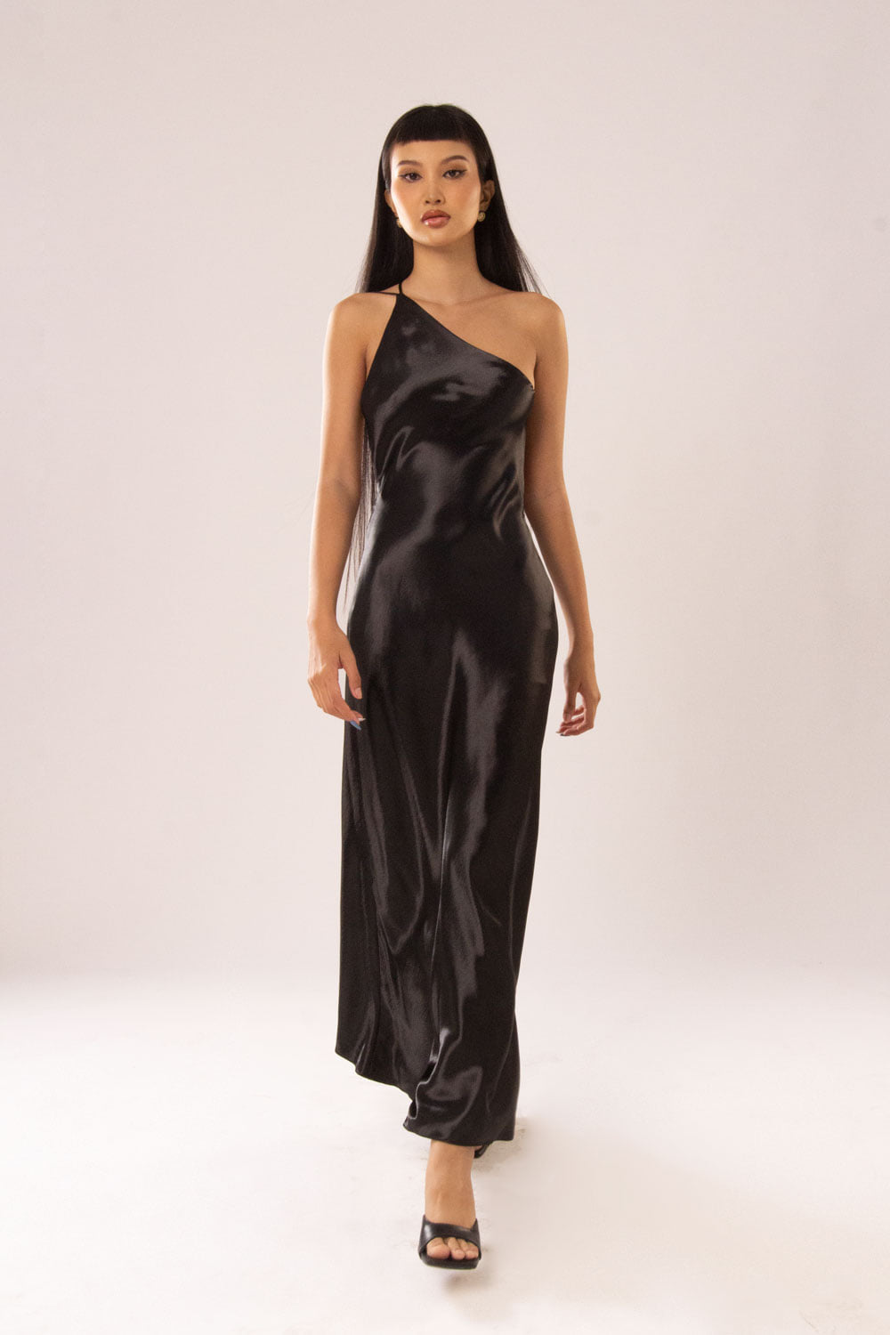 elise satin dress Elise