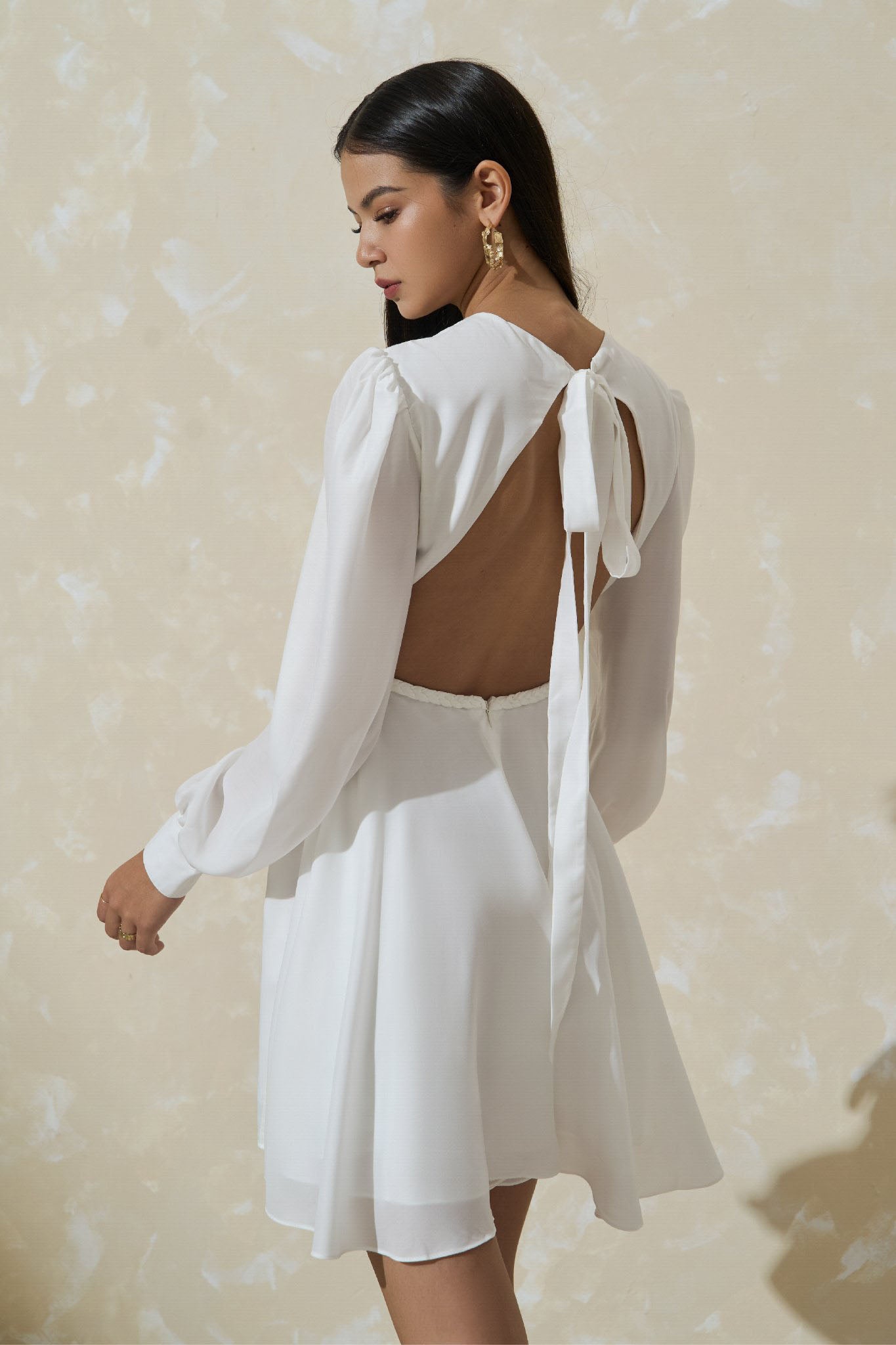 Elaina Chiffon Cut Out Dress VAST Elaina Chiffon Cut Out Dress VAST