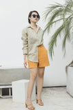 Esther Linen Top - Long Sleeve Linen Shirt
