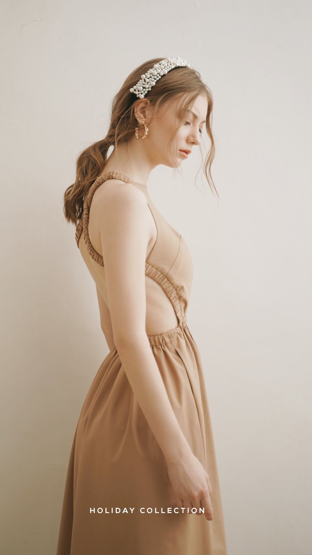 Isadora Backless Linen Dress VAST Isadora Backless Linen Dress VAST