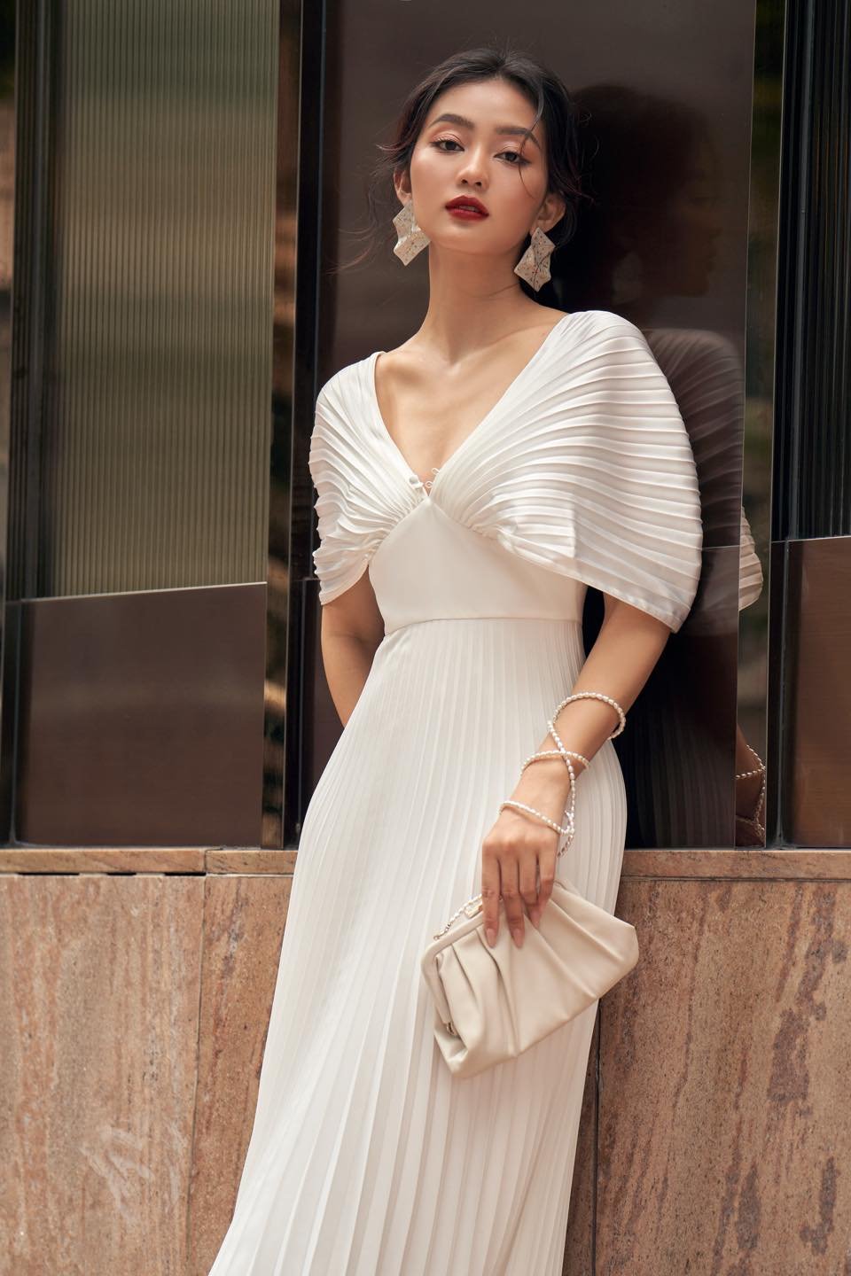 J'adore Pleated Silk Dress VAST J'adore Pleated Silk Dress VAST