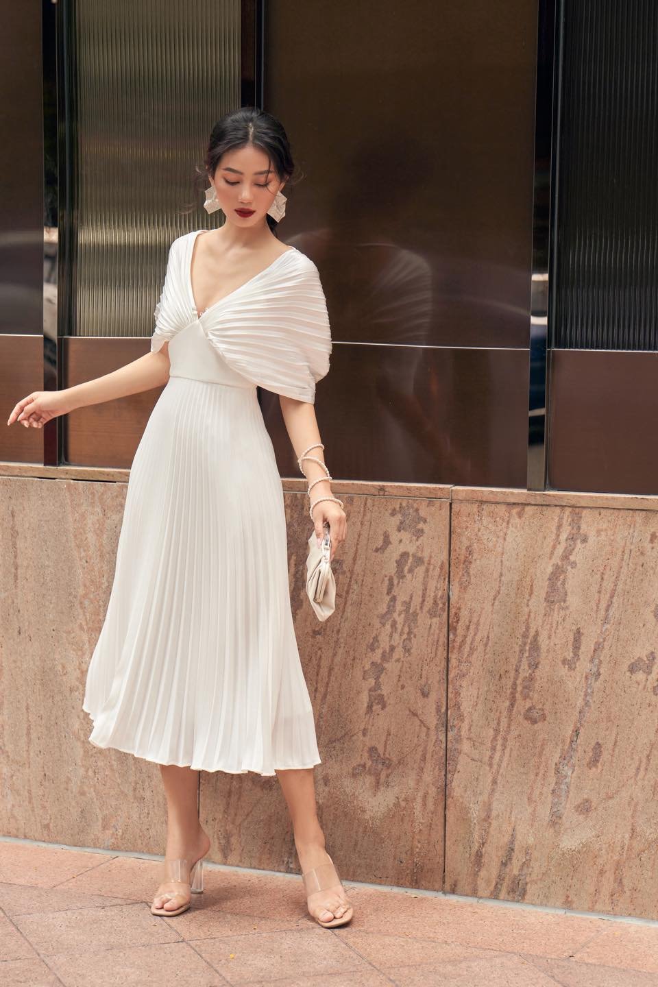 J'adore Pleated Silk Dress VAST J'adore Pleated Silk Dress VAST